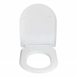 WENKO WC-Sitz Exclusive Nr. 5 - Duroplast / Edelstahl - Weiß / Silber -Badaccessoires Verkäufe 1000243177 210909 10150000036 DETAILS P000000001000243177