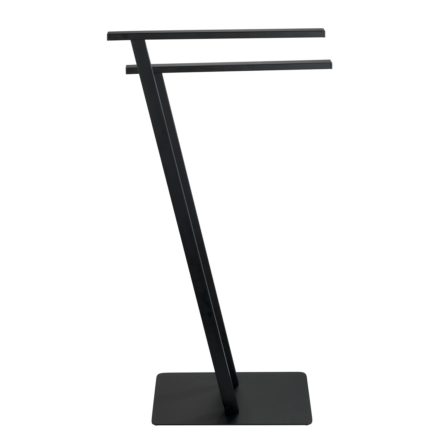 WENKO Handtuchständer Lirio - Edelstahl - Schwarz 4 WENKO Handtuchständer Lirio - Edelstahl - Schwarz – Bild 2