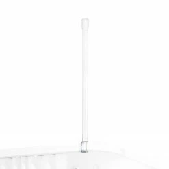 Kleine Wolke Vorhangschiene Deckenhalterung - Aluminium - Weiß