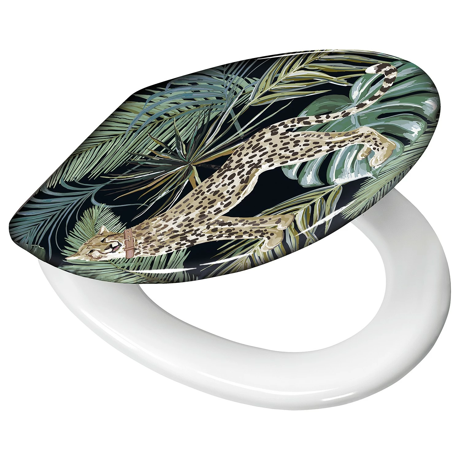 Kleine Wolke WC Sitz Safari - Duroplast - Grün 4 Kleine Wolke WC Sitz Safari - Duroplast - Grün – Bild 2