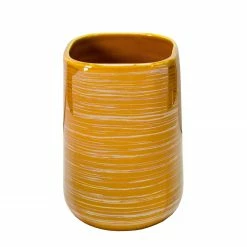 Kleine Wolke Zahnputzbecher Argentic - Steinzeug - Goldgelb