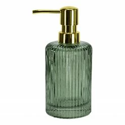 Kleine Wolke Seifenspender Antoinette - Glas - Olivgrün