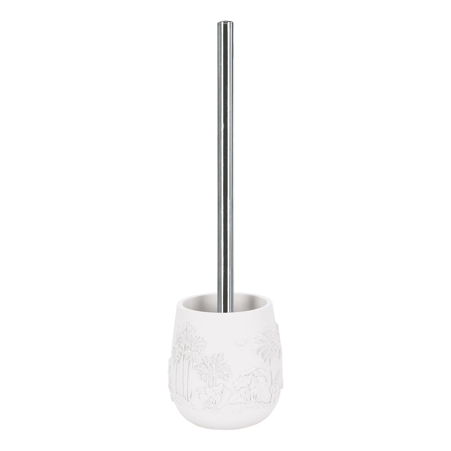 Kleine Wolke WC-Bürstenhalterung Exotic - Polyresin - Weiß 3 Kleine Wolke WC-Bürstenhalterung Exotic - Polyresin - Weiß