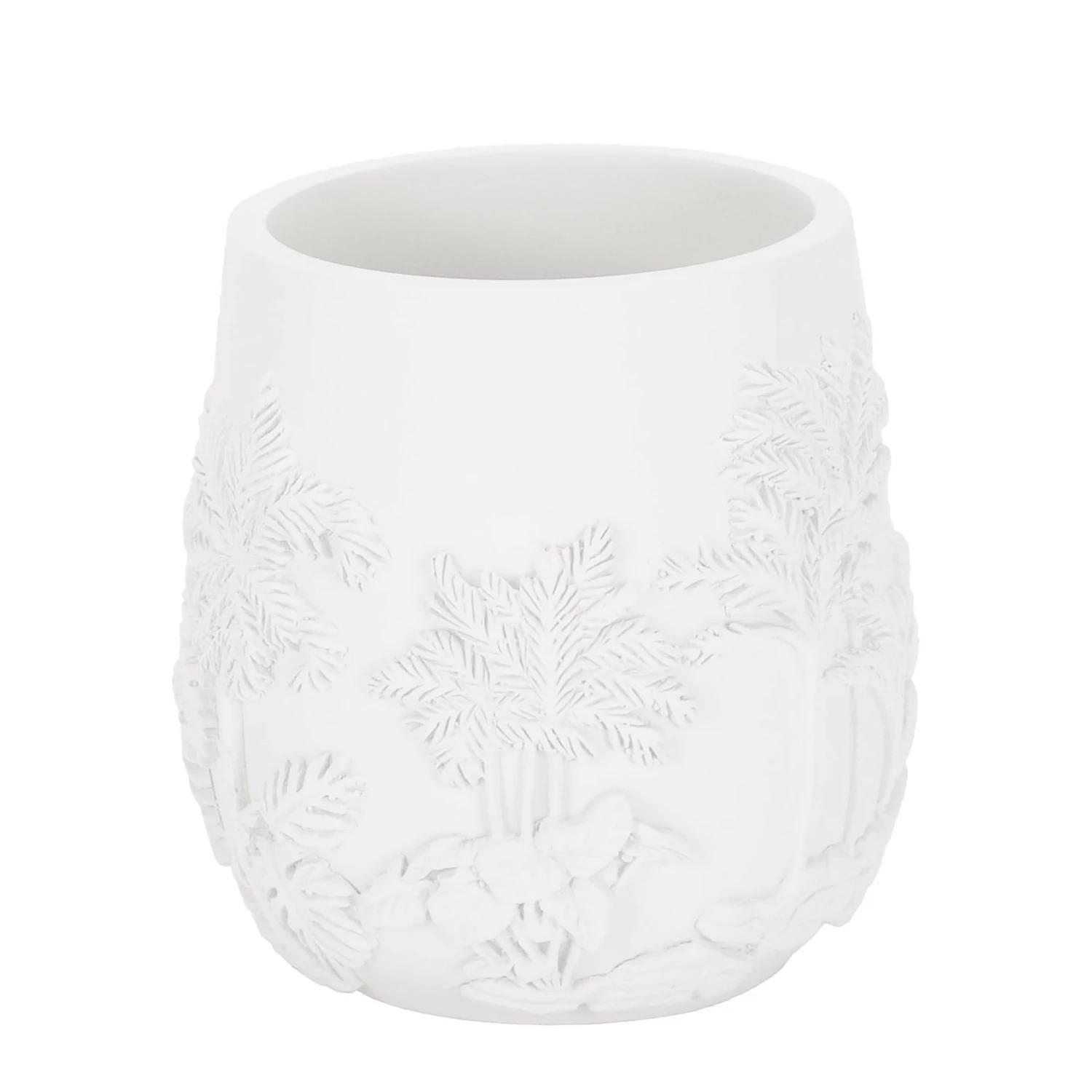 Kleine Wolke Zahnputzbecher Exotic - Polyresin - Weiß 3 Kleine Wolke Zahnputzbecher Exotic - Polyresin - Weiß