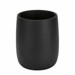 Kleine Wolke Zahnputzbecher Bonny - Polyresin - Schwarz