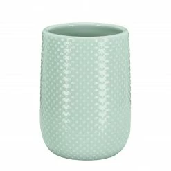Kleine Wolke Zahnputzbecher Dotty - Steinzeug - Mint