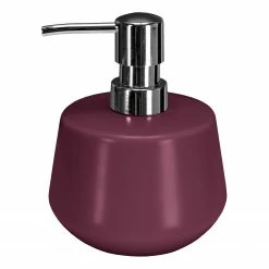 Kleine Wolke Seifenspender Cooper - Steinzeug - Bordeaux