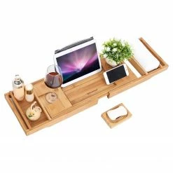 Songmics Badewannenablage Hugier - Bambus - Beige -Badaccessoires Verkäufe 1000254992 210326 08451600604 DETAILS P000000001000254992