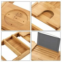 Songmics Badewannenablage Hugier - Bambus - Beige -Badaccessoires Verkäufe 1000254992 210326 08451600605 DETAILS P000000001000254992