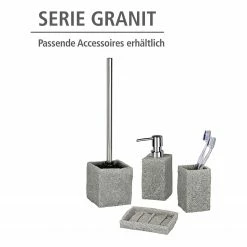 WENKO Seifenspender Granit - Grau -Badaccessoires Verkäufe 1000257709 210422 073925001167 ICON DETAILS P000000001000257709 icon seal
