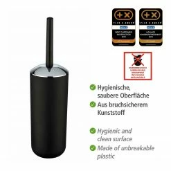 WENKO WC-Bürste Brasil - Schwarz -Badaccessoires Verkäufe 1000257714 210422 073929001182 ICON DETAILS P000000001000257714 icon seal