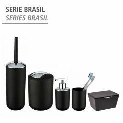 WENKO WC-Bürste Brasil - Schwarz -Badaccessoires Verkäufe 1000257714 210422 073929001184 ICON DETAILS P000000001000257714 icon seal