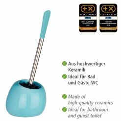 WENKO WC-Garnitur Polaris - Keramik / Silikon - Hellblau -Badaccessoires Verkäufe 1000257727 210422 073944001242 ICON DETAILS P000000001000257727 icon seal