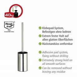 WENKO WC-Garnitur Detroit - Metall - Glänzend -Badaccessoires Verkäufe 1000257730 210422 073947001252 ICON DETAILS P000000001000257730 icon seal