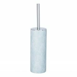 WENKO WC-Garnitur Sky - Polyresin - Hellblau