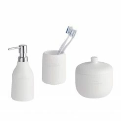 WENKO Bad-Accessoires-Set The Collection White - Weiß