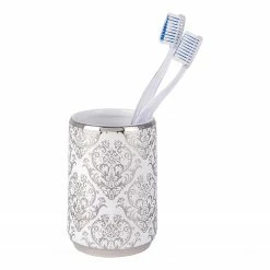 WENKO Bad-Accessoires-Set Barock (3-teilig) - Keramik - Weiß -Badaccessoires Verkäufe 1000257785 210422 07403400452 DETAILS P000000001000257785