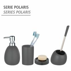 WENKO WC-Garnitur Polaris II - Matt Grau -Badaccessoires Verkäufe 1000257786 210422 074036001450 ICON DETAILS P000000001000257786 icon seal