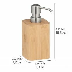 WENKO Seifenspender Bambusa - Bambus lackiert - Natur -Badaccessoires Verkäufe 1000257795 210422 074046001493 ICON DETAILS P000000001000257795 icon seal