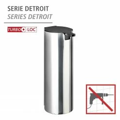 WENKO Seifenspender Detroit - Metall - Glänzend -Badaccessoires Verkäufe 1000257803 210422 074056001531 ICON DETAILS P000000001000257803 icon seal
