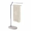 WENKO Handtuchständer Puro - Metall / Kunststoff - Chrom / Beige -Badaccessoires Verkäufe 1000257807 210422 07410000558 IMAGE P000000001000257807