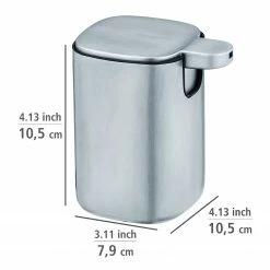 WENKO Seifenspender Alassio - Metall - Glänzend -Badaccessoires Verkäufe 1000257832 210422 074122001635 ICON DETAILS P000000001000257832 icon seal