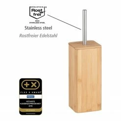 WENKO WC-Garnitur Bambusa - Bambus - Natur -Badaccessoires Verkäufe 1000257835 210422 074126001644 ICON DETAILS P000000001000257835 icon seal