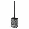 WENKO WC-Garnitur Terrazzo - Polyresin - Schwarz - Schwarz -Badaccessoires Verkäufe 1000257838 210422 07413000665 IMAGE P000000001000257838