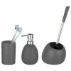 WENKO Bad-Accessoire-Set Polaris II (3-teilig) - Grau -Badaccessoires Verkäufe 1000257860 210422 07414300716 IMAGE P000000001000257860