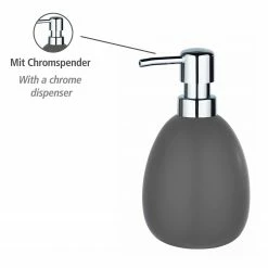 WENKO Bad-Accessoire-Set Polaris II (3-teilig) - Grau -Badaccessoires Verkäufe 1000257860 210422 074144001711 ICON DETAILS P000000001000257860 icon seal