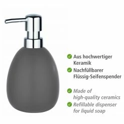 WENKO Bad-Accessoire-Set Polaris II (3-teilig) - Grau -Badaccessoires Verkäufe 1000257860 210422 074144001712 ICON DETAILS P000000001000257860 icon seal