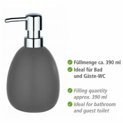 WENKO Bad-Accessoire-Set Polaris II (3-teilig) - Grau -Badaccessoires Verkäufe 1000257860 210422 074144001713 ICON DETAILS P000000001000257860 icon seal