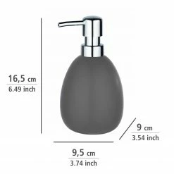 WENKO Bad-Accessoire-Set Polaris II (3-teilig) - Grau -Badaccessoires Verkäufe 1000257860 210422 074145001714 ICON DETAILS P000000001000257860 icon seal