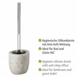 WENKO WC-Garnitur Puro - Polyresin - Lichtgrau -Badaccessoires Verkäufe 1000257882 210422 074201001781 ICON DETAILS P000000001000257882 icon seal