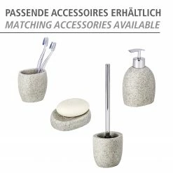 WENKO WC-Garnitur Puro - Polyresin - Lichtgrau -Badaccessoires Verkäufe 1000257882 210422 074202001784 ICON DETAILS P000000001000257882 icon seal