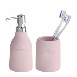 WENKO Bad-Set The Collection Rosa (2-teilig)