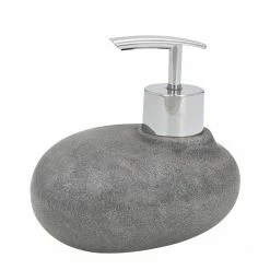 WENKO Bad-Accessoire-Set Pebble Stone(3-tlg.) - Grau -Badaccessoires Verkäufe 1000257888 210422 07420700815 DETAILS P000000001000257888