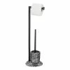 WENKO Stand WC-Garnitur Terrazzo - Stahl / Polyresin - Mehrfarbig -Badaccessoires Verkäufe 1000257893 210422 07420800821 IMAGE P000000001000257893