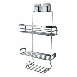 Kleine Wolke Doppelkorb Levana II - Eisen - Silber