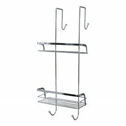 Kleine Wolke Doppelkorb Leona - Eisen - Silber