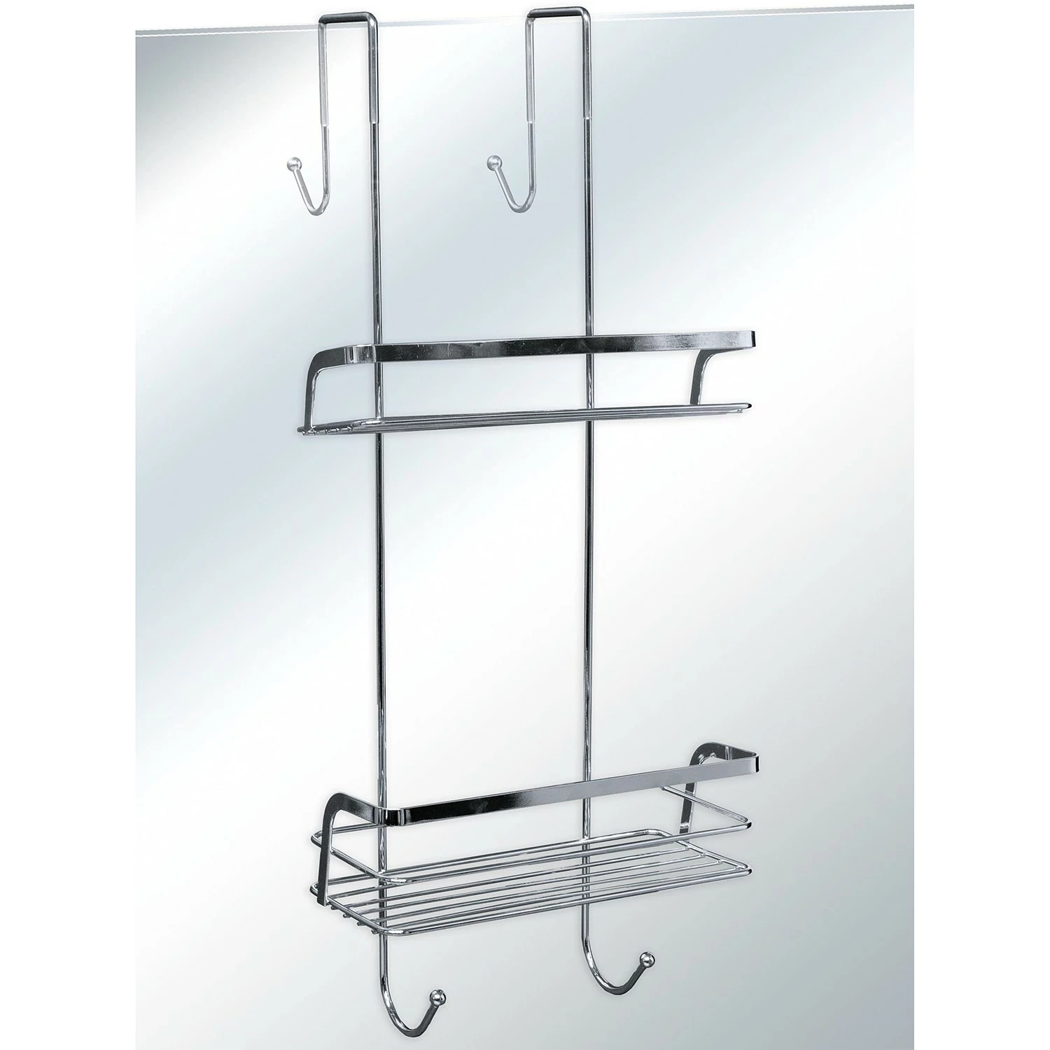 Kleine Wolke Doppelkorb Leona - Eisen - Silber 4 Kleine Wolke Doppelkorb Leona - Eisen - Silber – Bild 2