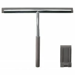 Kleine Wolke Duschabzieher Sono - Edelstahl / Silikon - Silber