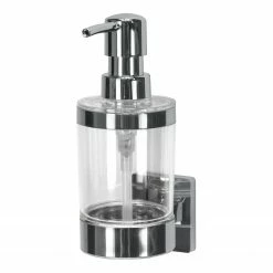 Kleine Wolke Seifenspender Luno - Polystyrol / Edelstahl - Clear