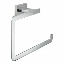 Kleine Wolke Handtuchring Meo - Messing / Edelstahl - Silber