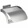 Kleine Wolke Rollenhalter mit Deckel Meo - Messing / Edelstahl / Kunststoff - Silber -Badaccessoires Verkäufe 1000270979 210528 14071700110 IMAGE P000000001000270979