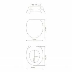 WENKO WC-Sitz Sea Life - Edelstahl / Duroplas - Mehrfarbig -Badaccessoires Verkäufe 1000271085 210608 11131200021 SKETCH DETAILS P000000001000271085 sketch