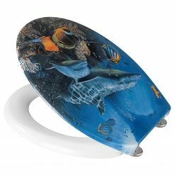 WENKO WC-Sitz Sea Life - Edelstahl / Duroplas - Mehrfarbig -Badaccessoires Verkäufe 1000271085 210608 11154500188 DETAILS P000000001000271085