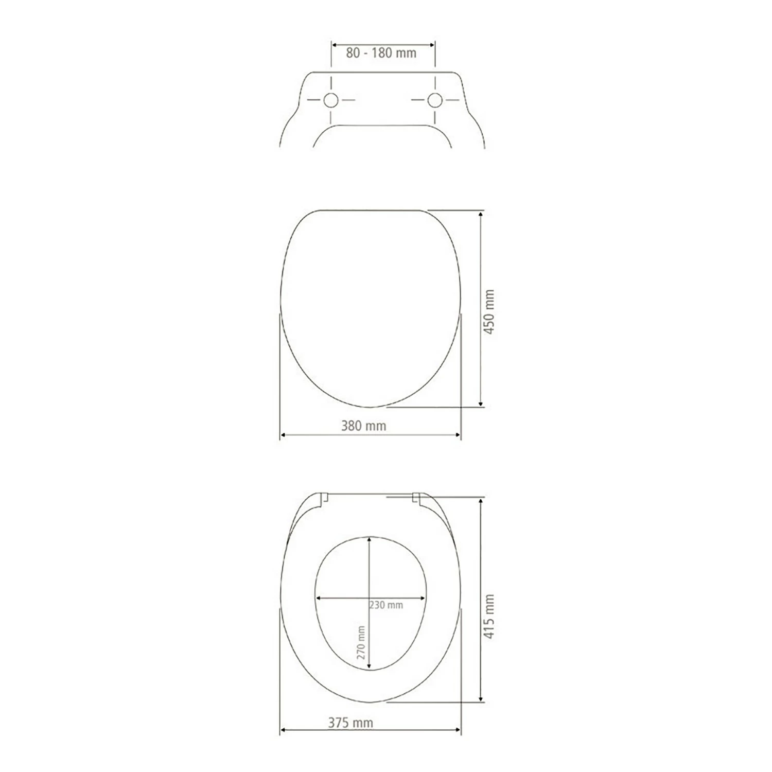 WENKO Premium WC-Sitz Old-Time Plane - Edelstahl / Duroplas - Schwarz / Weiß 7 WENKO Premium WC-Sitz Old-Time Plane - Edelstahl / Duroplas - Schwarz / Weiß – Bild 5