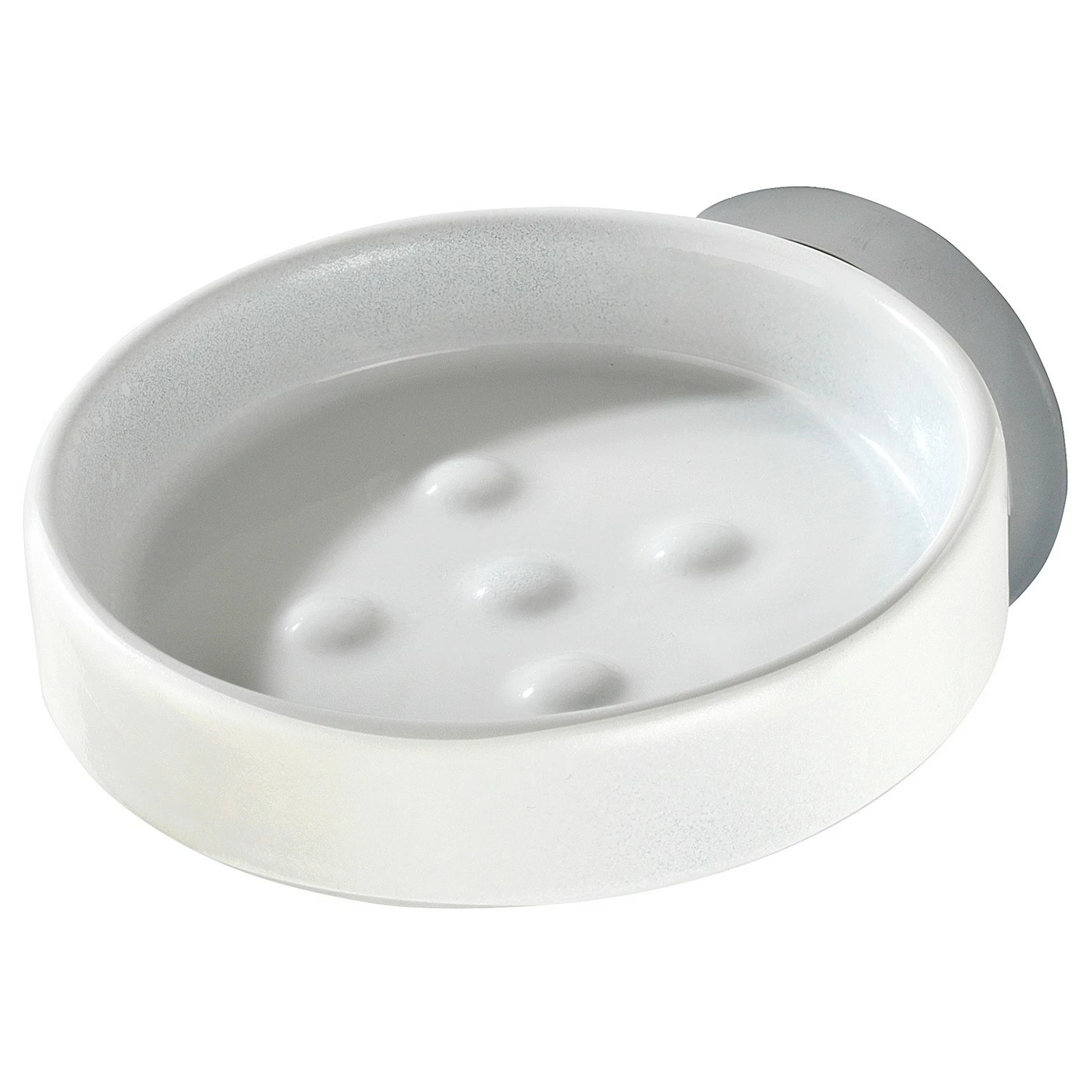 WENKO Seifenablage Capri - Zinkdruckguss / Keramik - Weiß 3 WENKO Seifenablage Capri - Zinkdruckguss / Keramik - Weiß