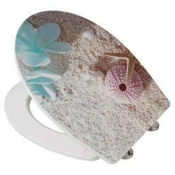 WENKO Premium WC-Sitz Bora Bora - Edelstahl / Duroplas - Mehrfarbig -Badaccessoires Verkäufe 1000271103 210608 11152900171 DETAILS P000000001000271103